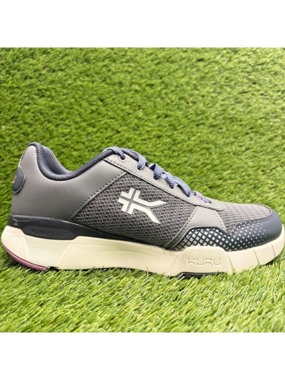 Kuru Quantum 2.0 Womens Size 9.5D Gray White Athletic Running Shoes Sneakers